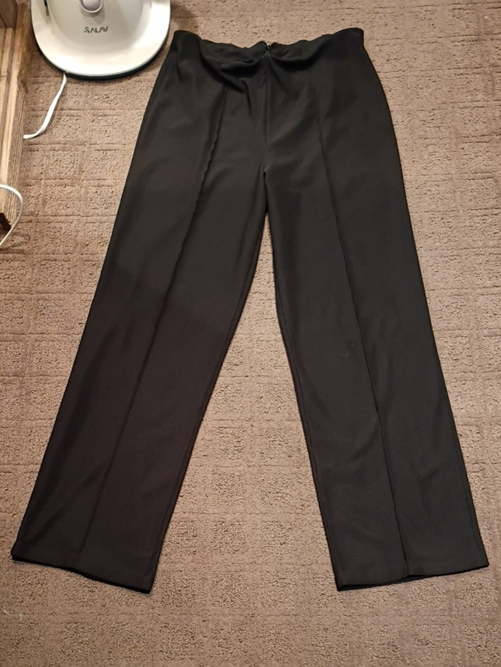 Norm Thompson Black Ribbed Pants